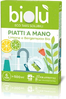 ECO TABS - DETERSIVO PIATTI a MANO SPRAY - Ecologico Plastic Free 6 Tabs - Cod.  - Immagine 1 di 4