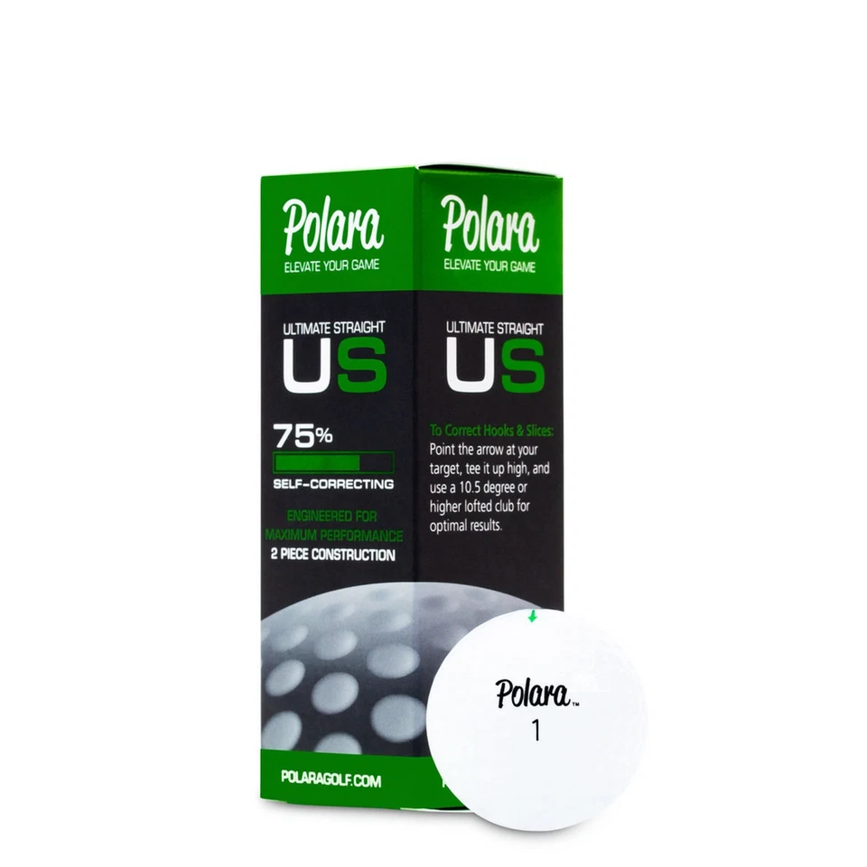 Polara Ultimate Straight 75% Self Correcting Golf Balls BRAND NEW UK STOCK - Image 1 of 1