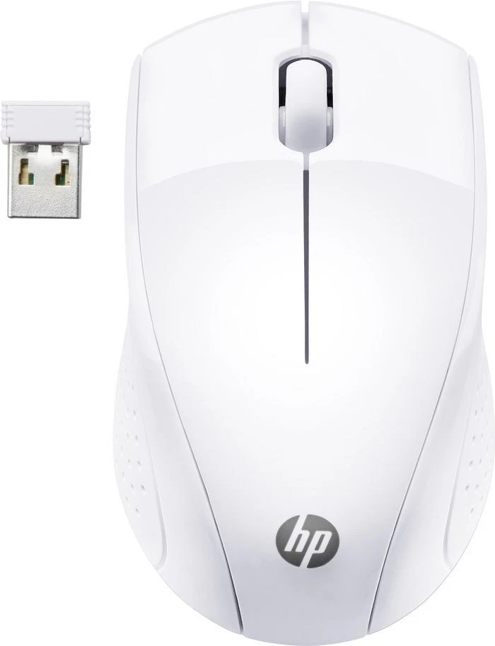 HP 7KX12AA Wireless Mouse 220 Snow - Image 1 of 1