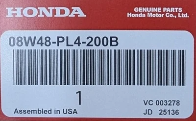 Genuine Acura (ASpec) Black Valve Stem Caps 08W48-PL4-200B - Image 1 of 4