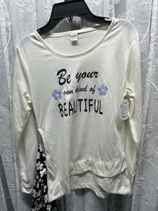 Sweet Butterfly Pant & Top Set "BE YOUR OWN KIND OF BEAUTIFUL" Girls Size XL -16 - Picture 1 of 6