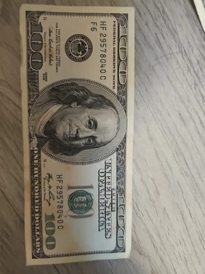 $100 Dollar Bill Note Series 2006 - Image 1 of 3