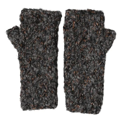 DOLCE & GABBANA Gloves Gray Virgin Wool Knitted Fingerless Men s. 9 / M 430usd - Image 1 of 4