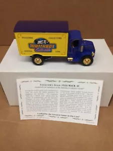 MATCHBOX LIMITED EDITION 1:34 SCALE COLLECTORS GUILD 1920 MACK AC TRUCK #YY052 - Picture 1 of 7