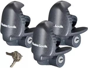 Master Lock - (3) Keyed Alike Universal Trailer Coupler Locks - Bild 1 von 3