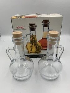 ULIVETO 9.5 oz. Oil and Vinegar Cruets Really Nice! OPEN BOX FREE SHIPPING! - Picture 1 of 4
