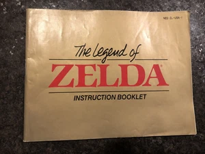 LIBRO MANUAL DE INSTRUCCIONES ORIGINAL THE LEGEND OF ZELDA NINTENDO NES HQ - Imagen 1 de 1