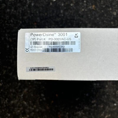PowerDsine 3001 Power Over Ethernet Midspan PoE Injector PD-3001/AC-US - Image 1 of 2