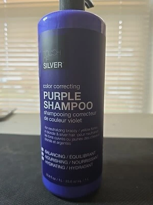 Touch of Silver - CHAMPÚ PÚRPURA CORRECTOR DE COLOR - Rubio mejorado 33,8 oz Foto 1 de 2