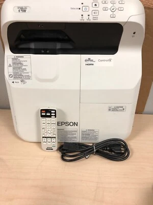 Epson PowerLite Projector 675W H745A 1,143 HOURS W/REMOTE & POWER CORD - Image 1 of 4