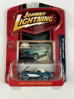 Chevy Corvette 1958 Vette '58 azul 1/64 Johnny Lightning Chevy Thunder R8 Foto 1 de 4