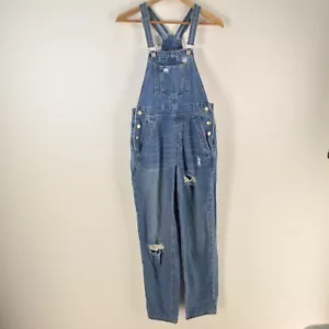 Standard Denim overalls dungaree size 6 blue sleeveless straight leg 107030 - Picture 1 of 9