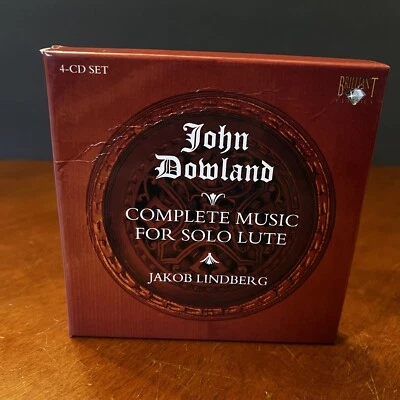 John Dowland 4 CD Complete Music for Solo Lute Classical Music Jakob Lindberg - Image 1 of 4