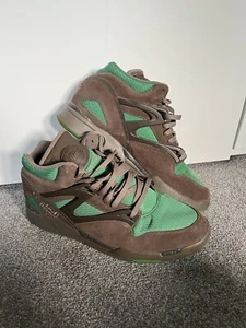 Reebok Pump Omni Lite Classic Hightop Sneaker Größe UK 12 US 13 EU 47 Braun Grün - Bild 1 von 12