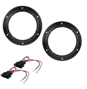 "Anillos adaptadores de altavoz de 6,5" para puerta delantera Volkswagen VW 165 mm - Imagen 1 de 1