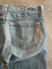 Genetic Denim 34x32 Medium Wash Lightly Distressed Men's Jeans