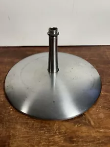 Vintage RARE 1950's 60s Atlas Sound Microphone Stand 2276 Cast Iron Chrome - Picture 1 of 16
