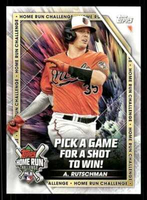 2023 Topps Series 2 # HRC-3 Adley Rutschman Home Run Challenge Baltimore Orioles - Image 1 of 2