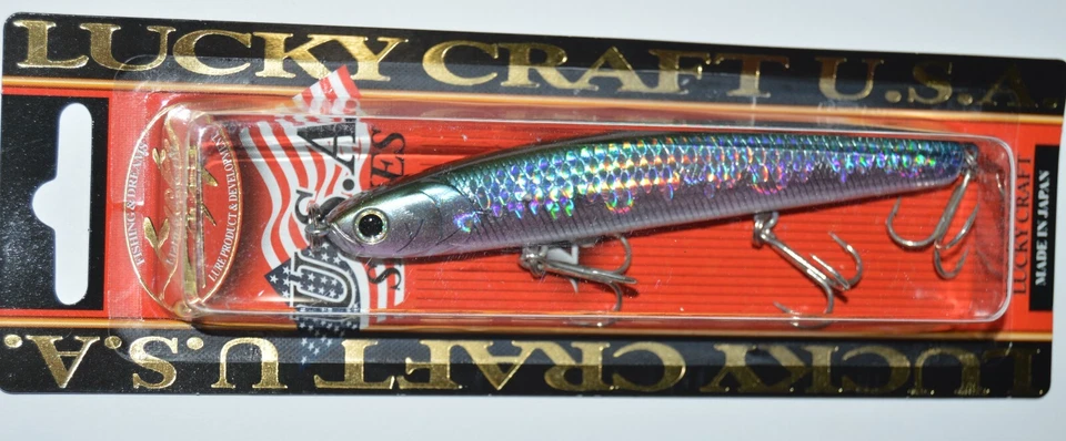 Lucky Craft Wander Slim 110 señuelo de hundimiento 4 3/8" 3/4 oz ms mj arenque Foto 1 de 2