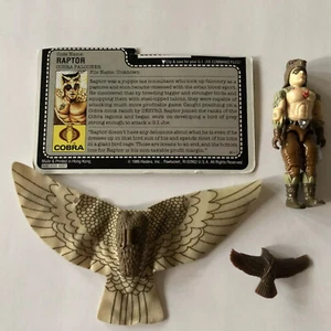 G.I. Joe Raptor 1987 original complete with file card - Picture 1 of 12
