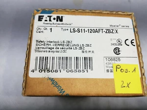 LS-S11-120AFT-ZBZ/X   Sicherheitsschalter von EATON       NEU , OVP , unbenutzt - Bild 1 von 1