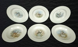 (6) Tazones de sopa de cerámica de borde grande de colección Villeroy & Boch Fontainebleau de 9" - Imagen 1 de 12