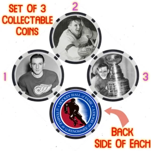 SIDNEY GERALD (SID) ABEL - HOCKEY HALL OF FAME - COLLECTABLE COIN SET - Picture 1 of 2