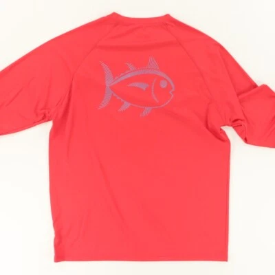 Southern Tide to Trail Solid Long Sleeve Shirt Red Men's XL - Image 1 of 4