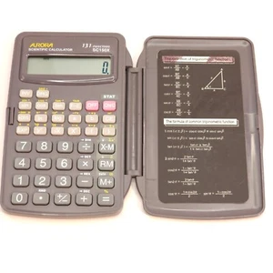 Calculadora científica vintage Aurora 131-función SC150X probada funcionando - Imagen 1 de 4