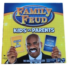 FAMILY FEUD BOARD GAME KIDS VS PARENTS THE GREAT FAMILY EQUALIZER STEVE HARVEY
