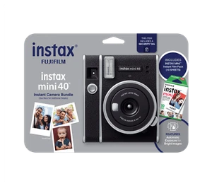 Fujifilm Instax Mini 40 Camera Blister Bundle with Bonus Film (10-Pack of Film) - Picture 1 of 12