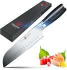 TUO 7 inch Santoku Knife, Japanese Chef Knife Vegetable Meat Kitchen Knife