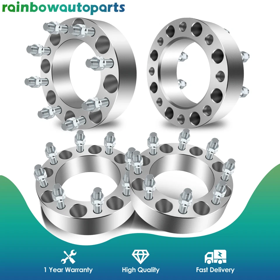 4 piezas espaciadores de rueda 2" 8x170 14x1,5 para Ford Excursion Ford F-250 F-350 Super Duty Foto 1 de 4