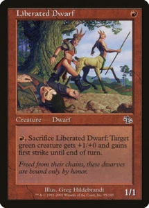 4x Liberated Dwarf - LP - Judgment - SPARROW MAGIC mtg - Picture 1 of 1