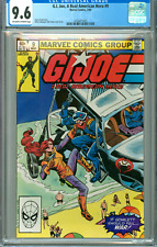 GI JOE A REAL AMERICAN HERO 9 CGC 9.6 WP New NON-CIRCULATED CASE Marvel 1983