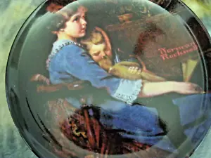 Piatto Norman Rockwell da collezione A0835 "Bedtime". con scatola e certificato di autenticità - Foto 1 di 3