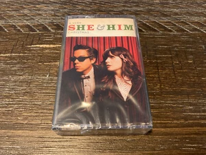 She & Him "A Very She & Him Christmas" (Cassette, Merge Records, 2022) Gold Tape - Picture 1 of 2