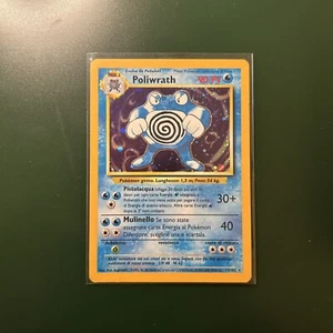 POKEMON POLIWRATH HOLO RARE 13/102 SET BASE ITALIAN - Picture 1 of 7