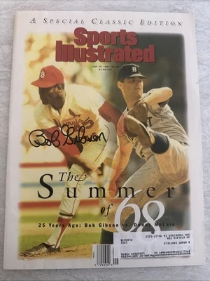 Bob Gibson Autographed Sports Illustrated Magazine 1993 - Image 1 of 3