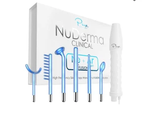 Pure Daily Care NuDerma Professional Ne+Ar Skin Therapy Wand 6 Fusion New Sealed - Picture 1 of 6