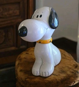VINTAGE 1968 UNITED FEATURE SYNDICATED CERAMIC SNOOPY BANK ITALY VERY RARE - Picture 1 of 14