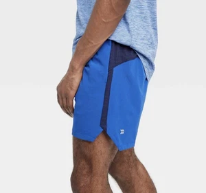 Pantalones Cortos Trail All in Motion Talla Mediana Azul Real Secado Rápido 6" Entrepierna Nuevos con Etiquetas - Imagen 1 de 11