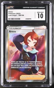 Pokemon 2022 Arezu (arte completo) 189/196 Pokemon Lost Origin Holo CGC 10 - Imagen 1 de 5