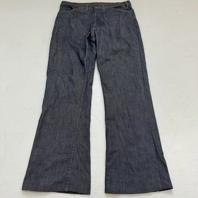 VTG 70s Levis 646-1910 Flare Bottom Jeans Black Tab Talon Zip 32x29 Sta-Prest - Image 1 of 4