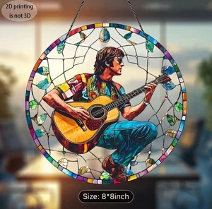 John Lennon - Colgador de pared/pared de acrílico de The Beatles o ventana - Imagen 1 de 7