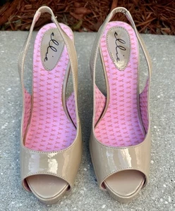 Ellie Shoes MaryEllen Cancer Awareness Slingback Heels – Women's Size 10 - Picture 1 of 6