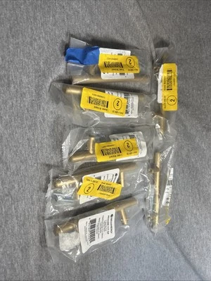 Brainerd # P01010W-117-CP 3" centro-centro latón cepillado barra gabinete tirador-8 Foto 1 de 2