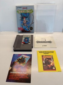 Castlevania II Simon's Quest NES Complete In Box CIB NEAR MINT! L@@K!