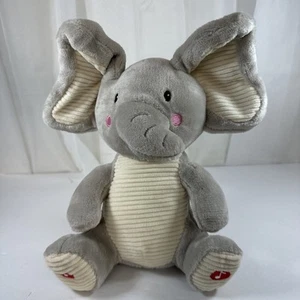 Spark Create Imagine Peek-A-Boo Grey Elephant Plush Toy for Infants Kids Baby - Picture 1 of 12