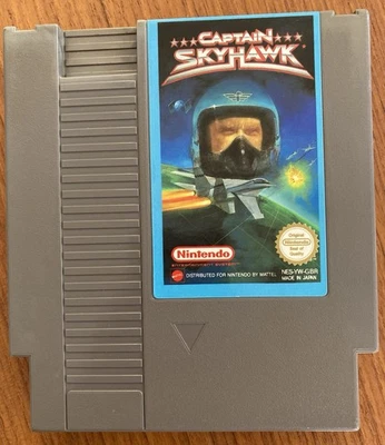 NES ~ CAPTAIN SKYHAWK ~ Nintendo Game 3 Screw NES-YW-GBR Cart Only Pal - Image 1 of 4